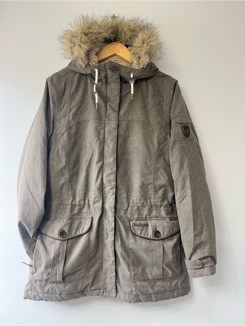 Craghoppers AquaDry Insulated Hooded Winter Parka Jacket 10